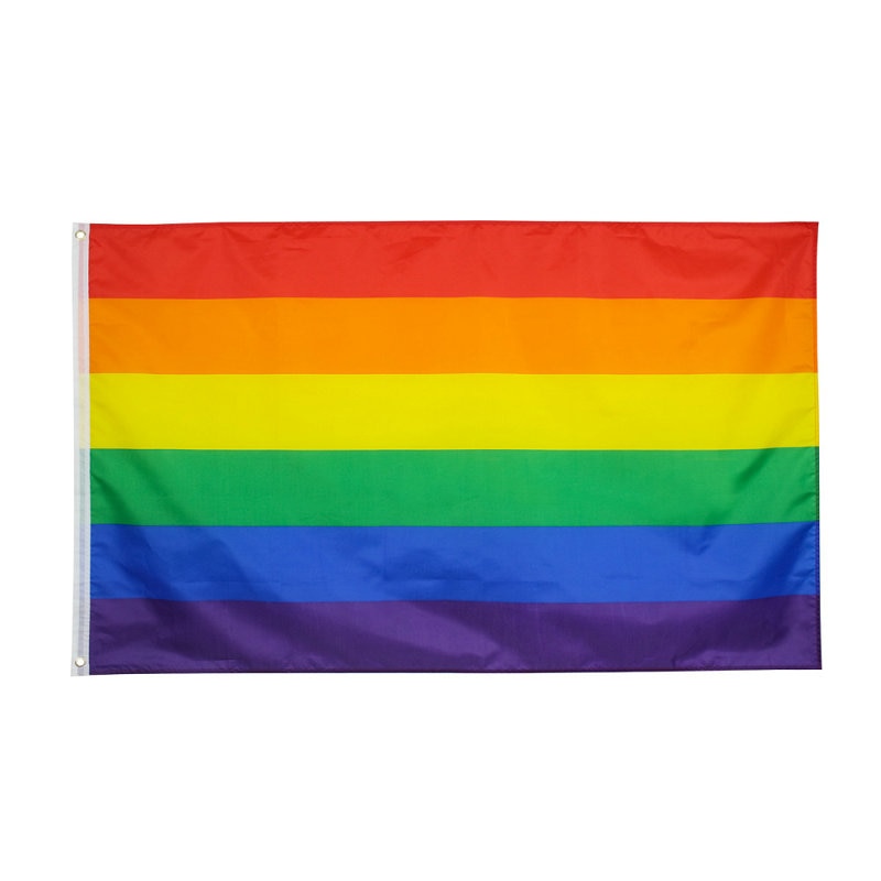 3x5FT 90x150cm Rainbow Flag LGBT Flags Banner Lesbian Gay Pride Rainbow Flags Home Decor