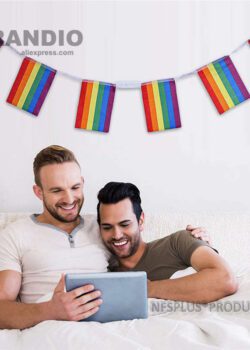 LGBTQ+ Rainbow Flag Streamer