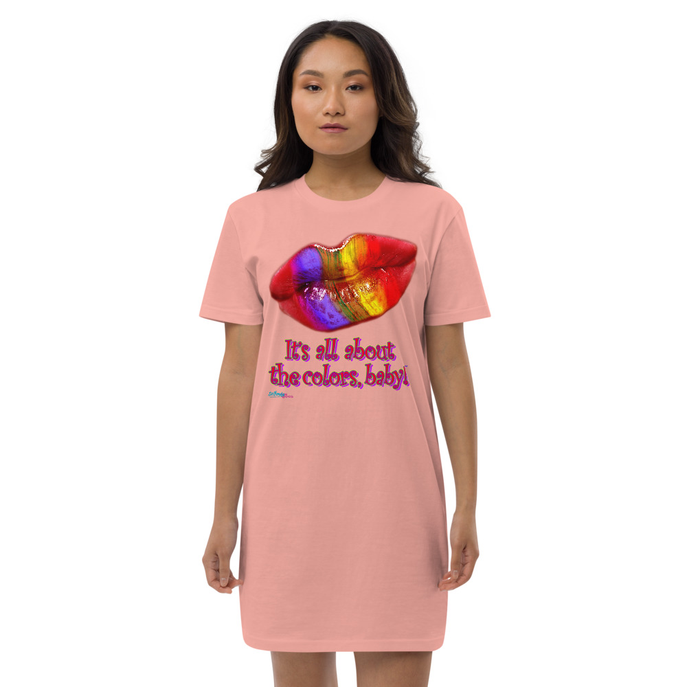 It’s all about the colors, baby! Organic cotton t-shirt dress