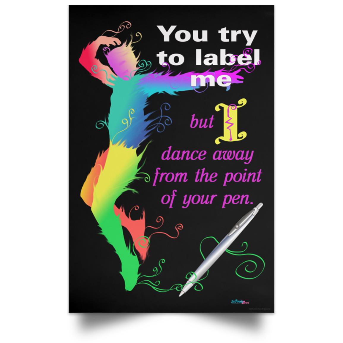 I Dance Away Premium Wall Poster